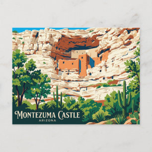 Montezuma Castle National Monument USA Vykort