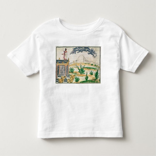 Montezuma II som håller ögonen på ett komet, 1579 Tee Shirt (Framsida)
