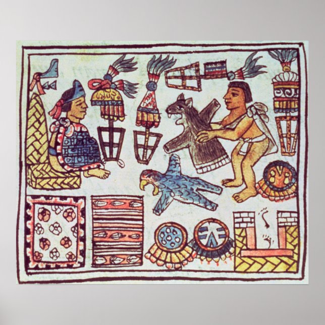 Montezuma II tar emot bifall Poster (Framsidan)