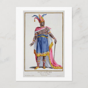 Montezuma, Mexikos kejsare (1466-1520) 1780 Vykort