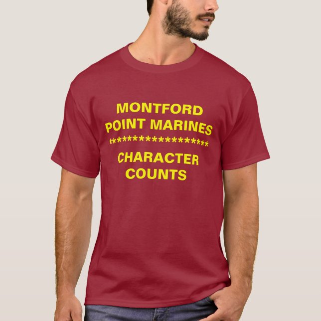 MONTFORD PEKAR FLOTTOR CHARACT… T SHIRT (Framsida)