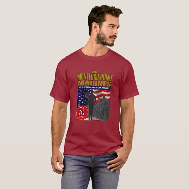 MONTFORD PEKAR FLOTTOR: Den första afrikansk T Shirt (Hel framsida)