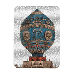 Montgolfier Aerostatique Luftballong Magnet