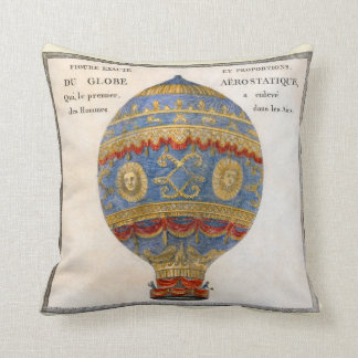 Montgolfier broderluftballong kudde