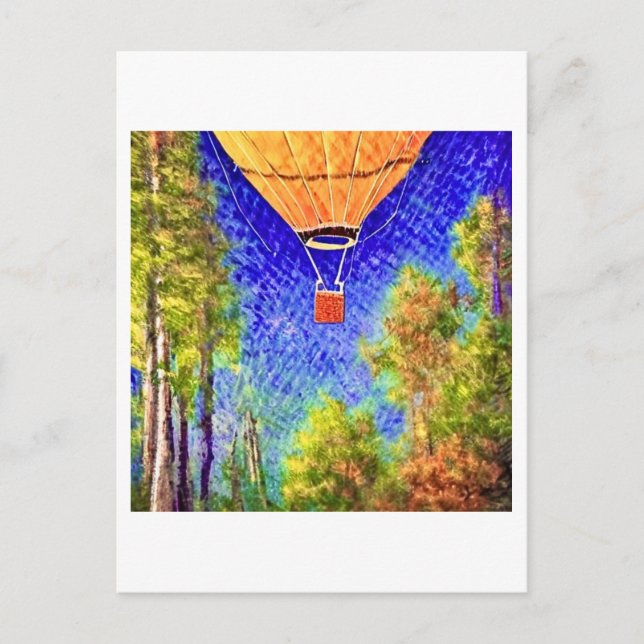 Montgolfière un vykort (Framsida)