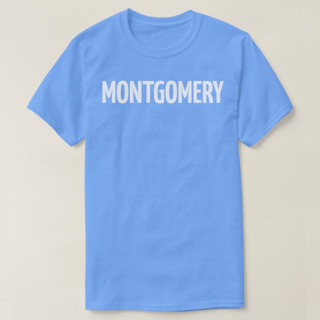 Montgomery 1 t shirt (Design framsida)