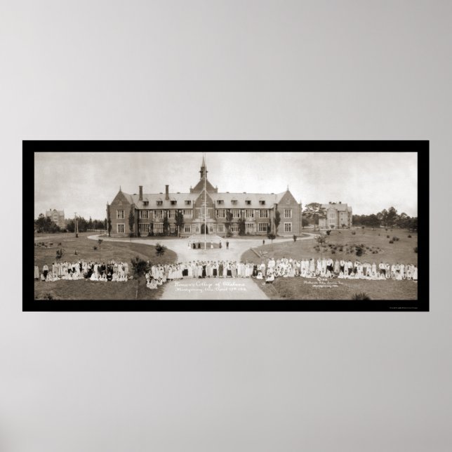 Montgomery, AL Womans Photo 1918 Poster (Framsidan)