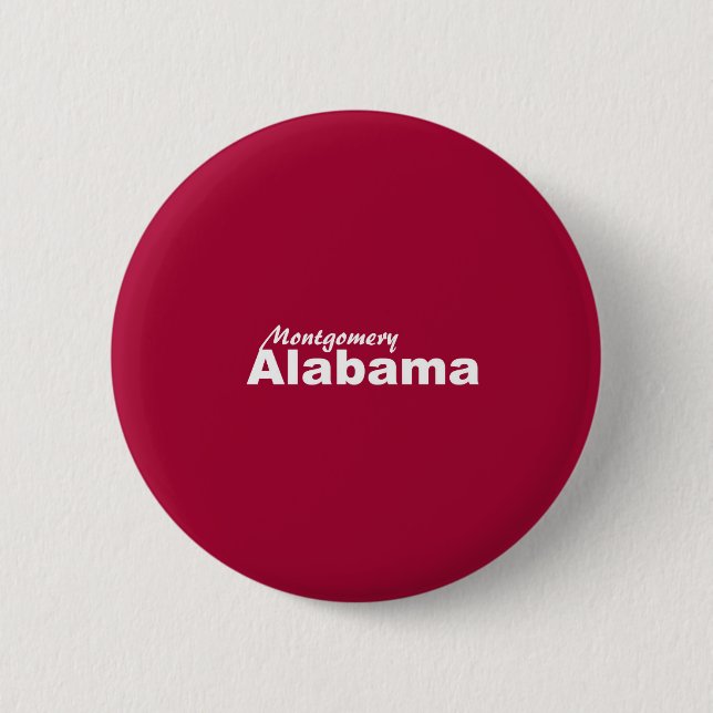 Montgomery, Alabama Button Knapp (Framsida)