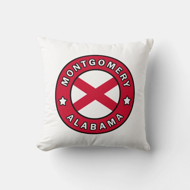 Montgomery Alabama Kudde (Framsida)