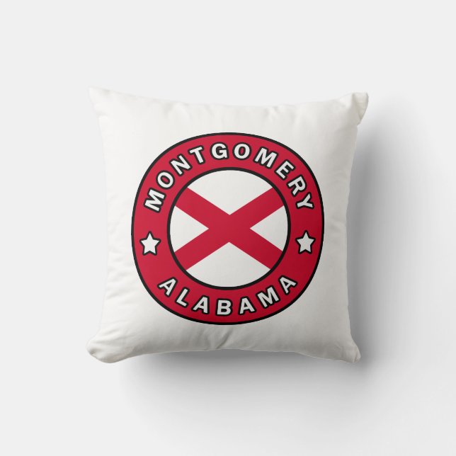 Montgomery Alabama Kudde (Framsida)