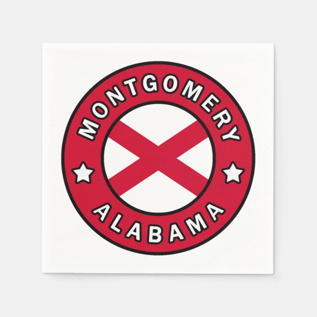 Montgomery Alabama Pappersservett (Framsidan)