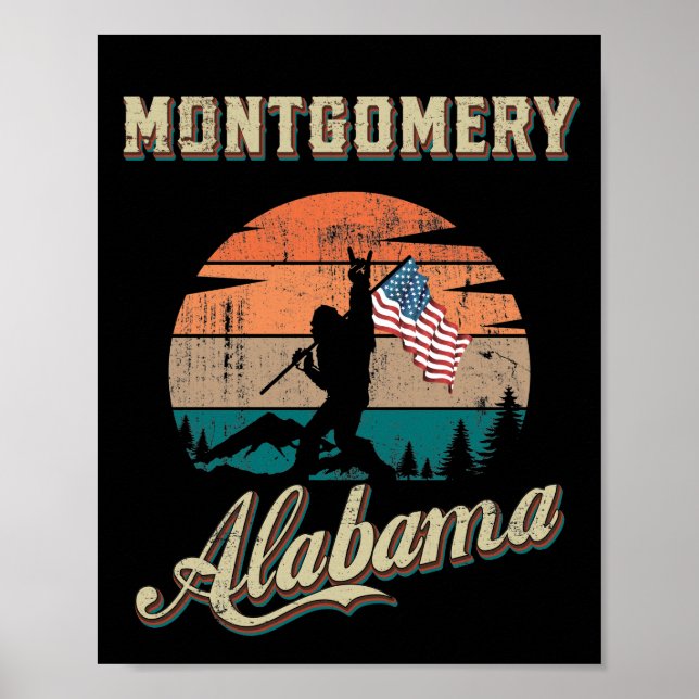 Montgomery Alabama Poster (Framsidan)
