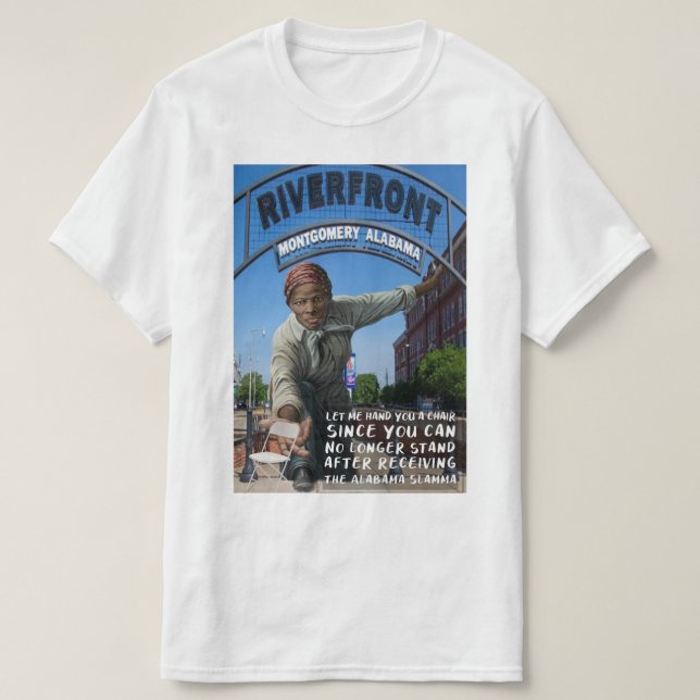 Montgomery Alabama Slamma Harriet Tubman T Shirt (Design framsida)