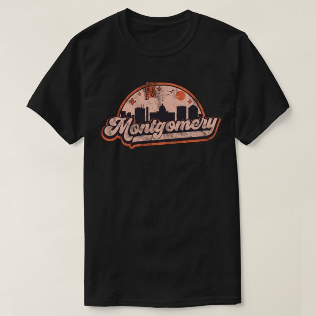 Montgomery, Alabama T Shirt (Design framsida)