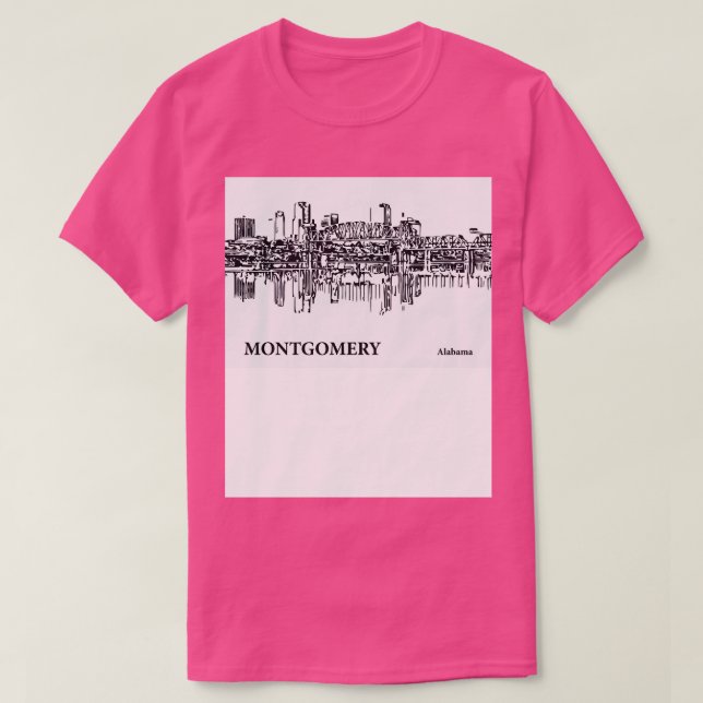 Montgomery Alabama TShirt 4 T Shirt (Design framsida)
