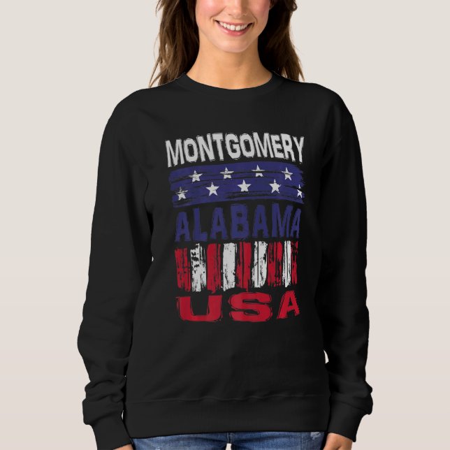 Montgomery Alabama USA T Shirt (Framsida)