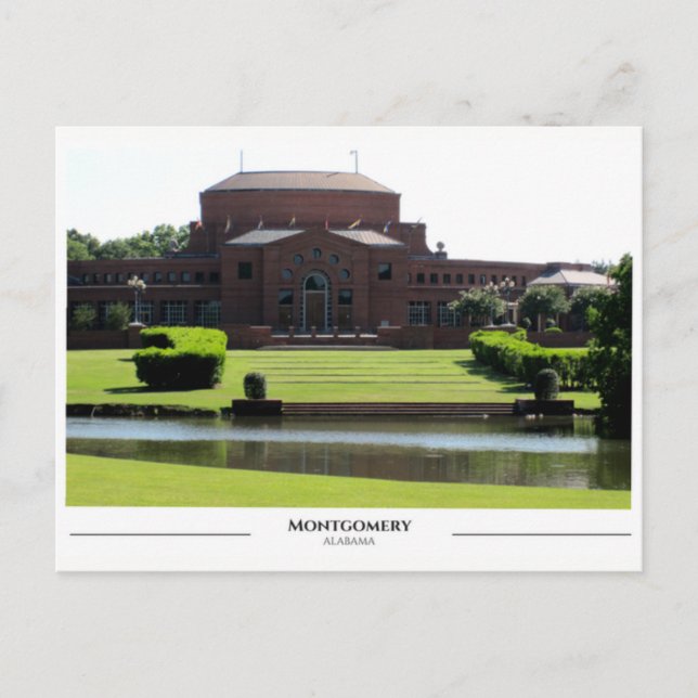 Montgomery Alabama Vykort (Framsida)