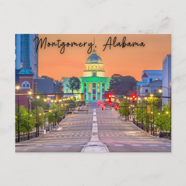 Montgomery Alabama-vykort Vykort (Framsida)