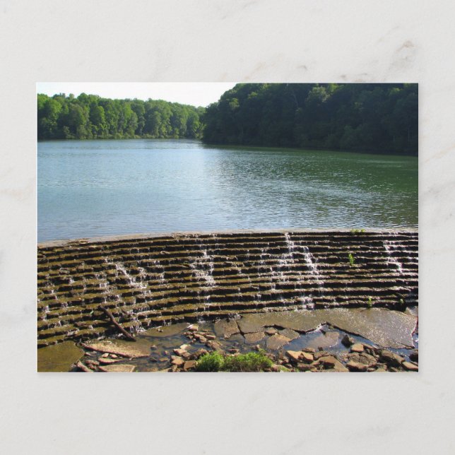 Montgomery Bell State Park Spillway Dam Vykort (Framsida)
