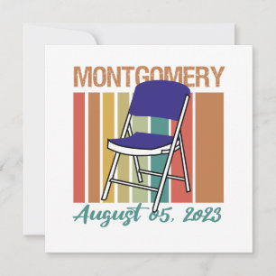 Montgomery Brawl Folding Ordförande 5 augusti 2023 Inbjudningar
