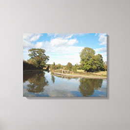 Montgomery Canal Shropshire Canvastryck