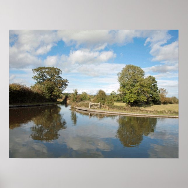 Montgomery Canal Shropshire Poster (Framsidan)