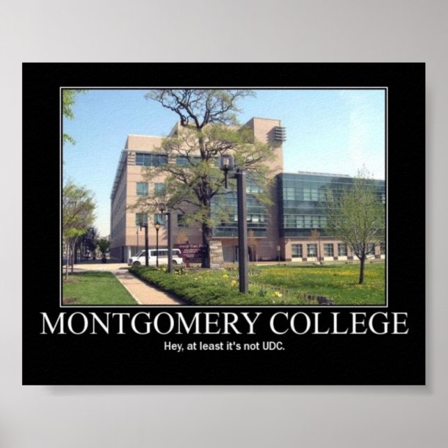 Montgomery Colledge Poster (Framsidan)