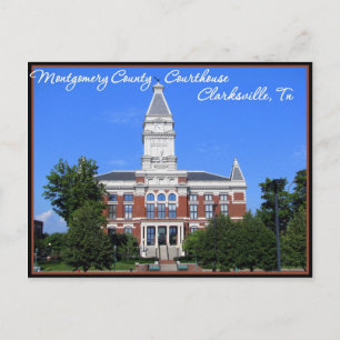 Montgomery County Domstol - Clarksville, TN Vykort