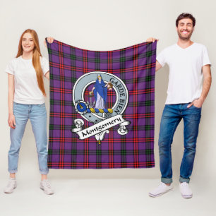 Montgomery Modern Klan Badge Tartan Play Fleecefilt