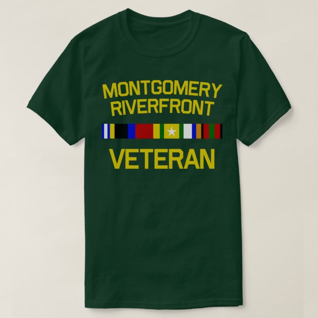 Montgomery Riverfront Veteran TShirt T Shirt (Design framsida)