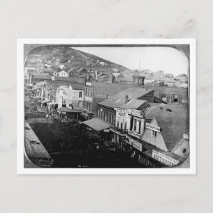 Montgomery Street San Francisco California 1850 Vykort