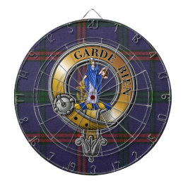 Montgomery Tartan & Badge Darttavla