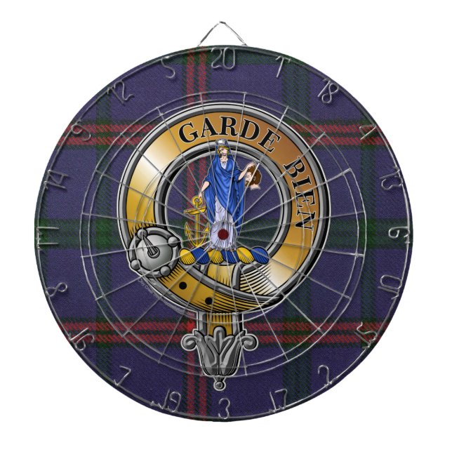 Montgomery Tartan & Badge Darttavla (Framsidan)