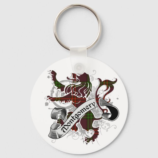Montgomery Tartan Lejon Nyckelring (Framsida)