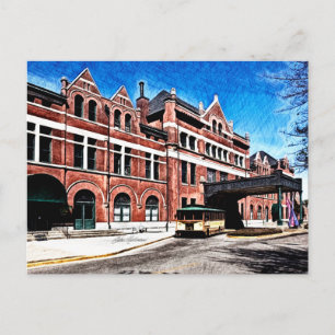 Montgomery Union Station-Montgomery, Alabama Vykort