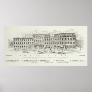 Montgomery västra sida Kalifornien och Sacramento Poster
