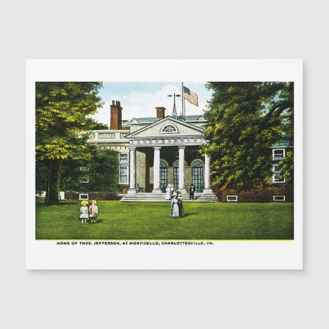 Monticello, Charlottesville, Virginia (Framsida)