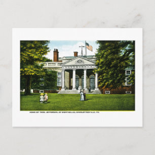 Monticello, Charlottesville, Virginia Vykort