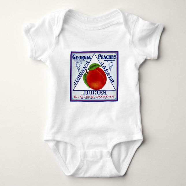 Monticello Georgia Peacher Tee Shirt (Framsida)