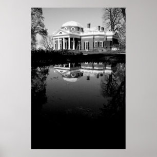 Monticello på vatten poster