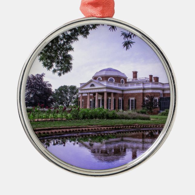 Monticello reflexion julgransprydnad metall (Framsidan)