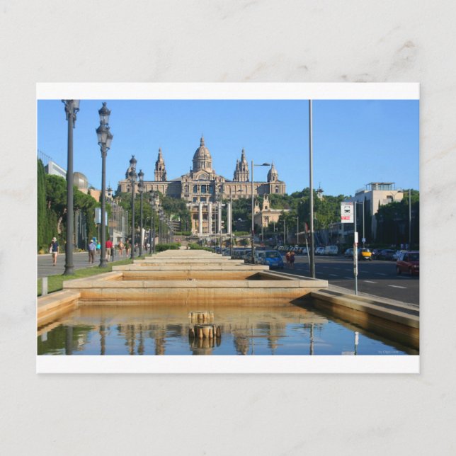 Montjuic, Barcelona, españa Vykort (Framsida)