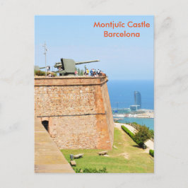 Montjuic castle, Barcelona Vykort
