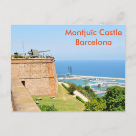 Montjuic castle, Barcelona Vykort