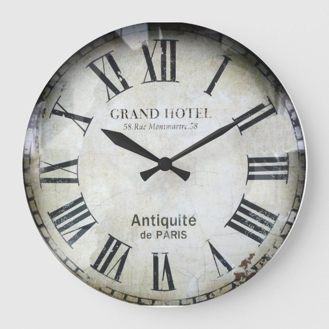 Montmartre Clock Stor Klocka (Framsida)