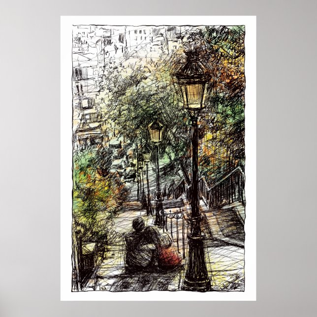 Montmartre II Poster (Framsidan)