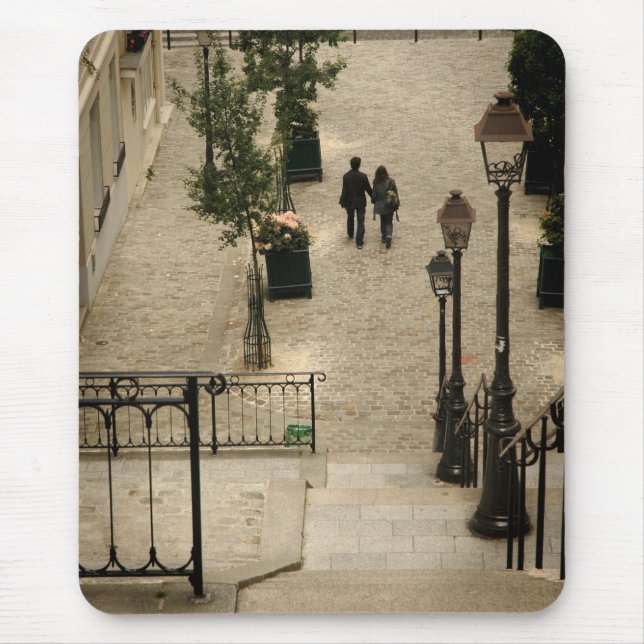 Montmartre kliver Mousepad Musmatta (Framsidan)