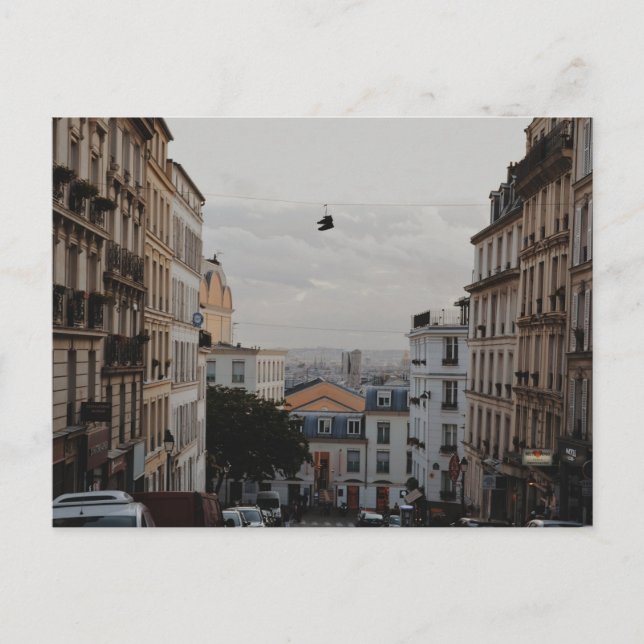 Montmartre, Paris, Frankrike Vykort (Framsida)