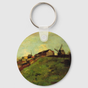 Montmartre: Quarry, Mills av Vincent van Gogh Nyckelring