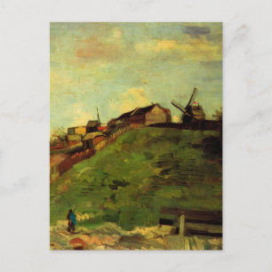 Montmartre: Quarry, Mills av Vincent van Gogh Vykort